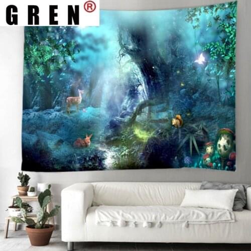 GREN Sunflower Tapestry Hanging Covering Rugs Background Cloth Beach Mat Blanket Art Bedroom Living dorm Home Decor psychedelic