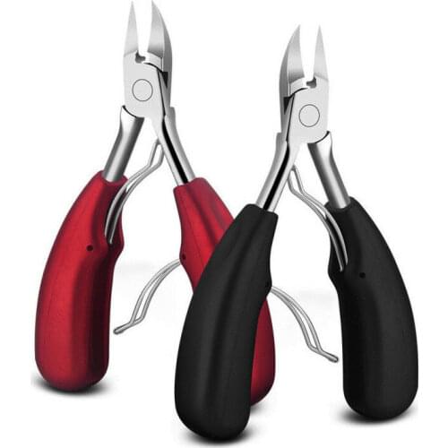 Professional Nail Scissors Long Stainless Steel Nail Cuticle Remover Dead Skin Toenail Manicure Scissors Clipper Pedicure Tool