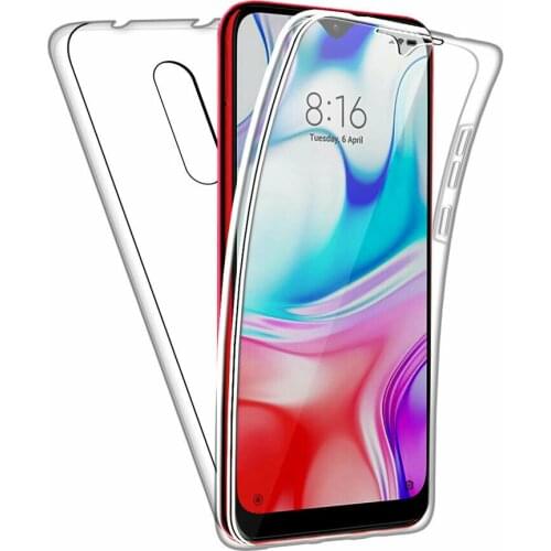 360 Full Protective Silicone Cases For Xiaomi Redmi 9A 9 8 8A 7 7A 6A 6 Pro K30 K20 Redmi Note 9 Pro 9S 8T 7 6 Shockproof Cover