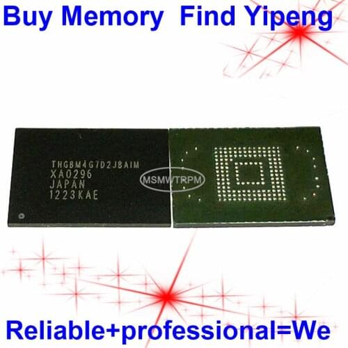 THGBM4G7D2JBAIM BGA169Ball EMMC 4.41 16GB Mobilephone Memory New original and Second-hand Soldered Balls Tested OK
