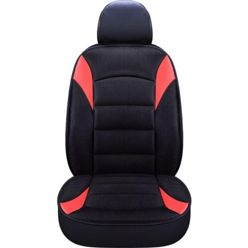 New four seasons polyester car seat cover universal car cushion automovtive seat pad single/1pcs front seat fit most cars