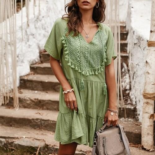 Summer Fashion Sexy Dress for Women Vintage Solid Green Silk High Waist Maxi Robe Leisure Wedding Guest Long Dresses