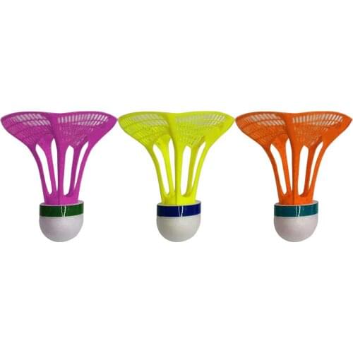 3pcs Badminton Shuttlecock Ball Windproof Outdoor Air Shuttle Ball Shuttlecock Ball Flying Stability Durable Sports Accessories
