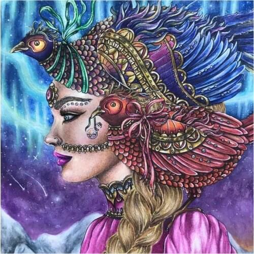 5D DIY Diamond Painting kit abstract Animals, women home art cross stitch full square round diamond embroidery mosaic decor gift