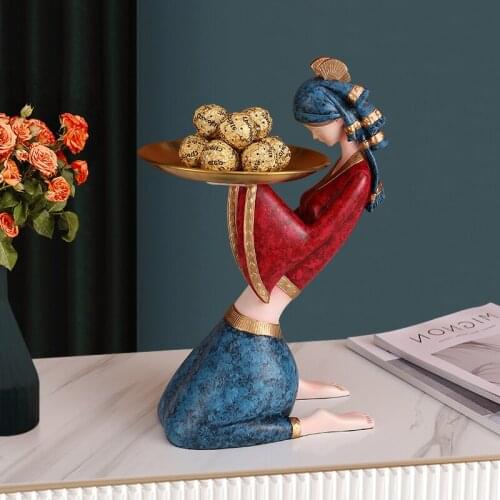 Nordic Hallway Desk Decoration Key Fruit Nuts Storage Plate Electroplating Tray Housewarming Wedding Gift