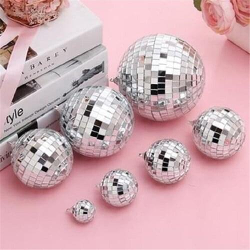 9cm 12cm 15cm 20cm 30cm Bar Decorative Pendant Mirror Ball Reflective Light Creative Home Party Wedding Decoration Holiday Props