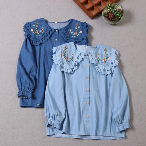 Giyu Womens Denim Shirts