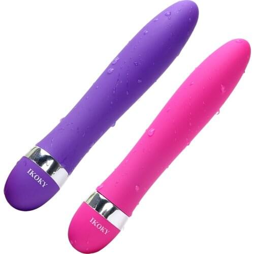 IKOKY Magic Wand Dildo Vibrator G-spot Clitoris Stimulator Adult Products AV Stick Speed Adjustable Sex Toys for Women