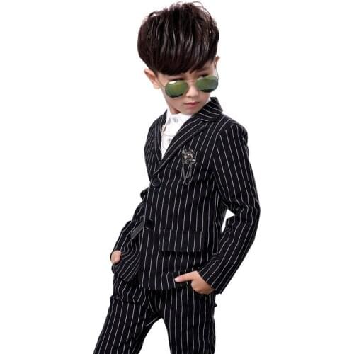 Flower Boys Piano Performance Ceremony Costume Wedding Suit For Kids Prince Childrens Day Chorus Show School Girls Formal Suit