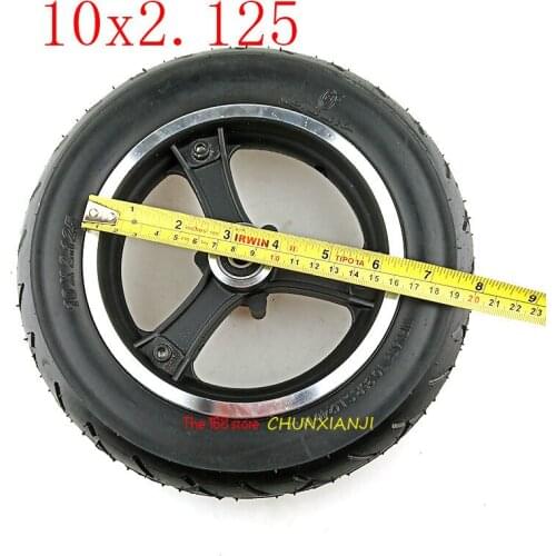 Lightning shipment10x2.125 Wheel Rim 10 Inch Scooter Wheel Hub Alumnium Alloy Wheel Frame for 10x2.125 Tire Electric Scooter