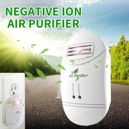 Mini Air Purifier Freshener Cleaner Plug-in Odor Air Smoke Filter For Home Air Cleaner Smoke Smell Dust Eliminator Us Plug#dg4