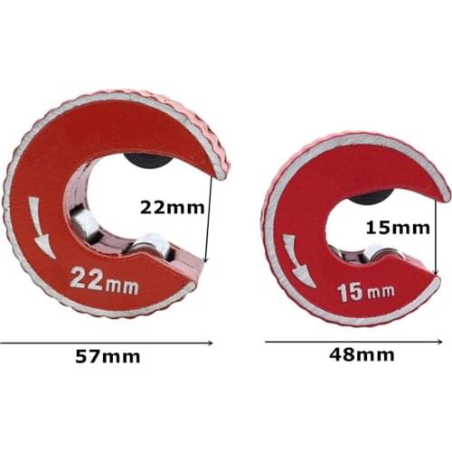 15mm/22mm Mini Round Pipe Tube Cutter Aluminium Alloy Body Self Locking For Copper Tube Aluminium PVC Plastic Pipe Cutting Tools