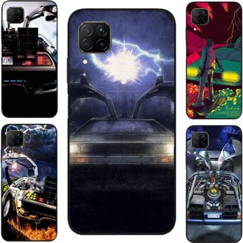 Back to the Future DeLorean Case For Huawei P40 Lite P30 P20 P Smart 2019 Y7 Y6 Nova 5T Honor 20 Pro 8A 8X 9X 10i