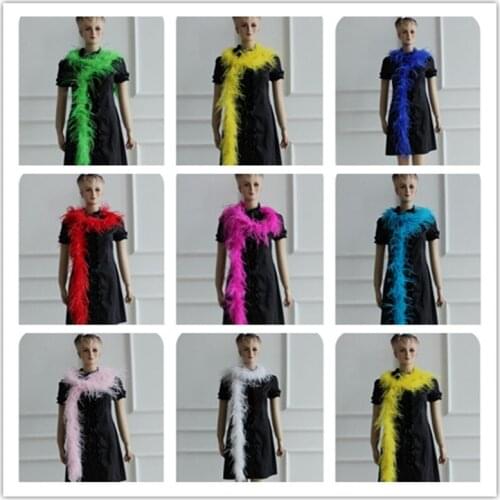 New Arrival! 20Meters/Lot OSTRICH FEATHER BOA Costumes/Trim for Party/Costume/Shawl/Craft 26colours Available FREESHIPPING