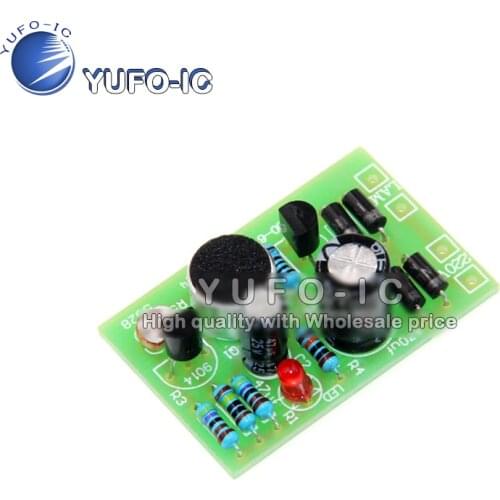 Bulk) voice control light-controlled induction delay Switch corridor voice lamp acoustic Light band delay DIY Kit Assembly