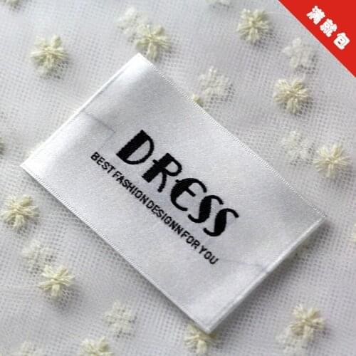 Wholesale customized garment jacket shoe labels/woven labels/printed clothing label/embroidered tag