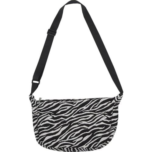 Autumn And Winter New Fashion Zebra Print Shoulder Bag Womens Shopping Bag High Quality Torebki Damskie Underarm Bag