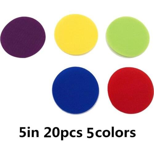 Mark Mark Its Sitting Carpet Spots to Educate, Pack of 30 Rug Circles Marker Dots for Preschool, Kindergarten, and Elementary