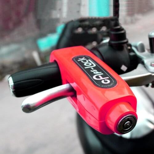 Motorcycle Handlebar Brake Lever Grip Throttle Cap Lock Security Anti Theft Brand Anti Theft Security Lock New And High Quality