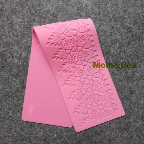 Mom&Pea GX255 Swag Silicone Lace Mold Cake Decoration Fondant Cake 3D Mold Food Grade Silicone Mould
