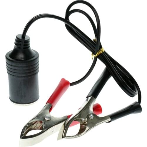 Replacement 30A Motorcycle Car Lighter Female Socket Plug W/ Clips