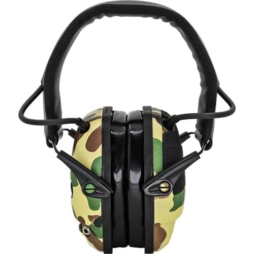 Tactical foldable noise reduction headset silicone earmuff version tactical hearing protection electronic shooting headset