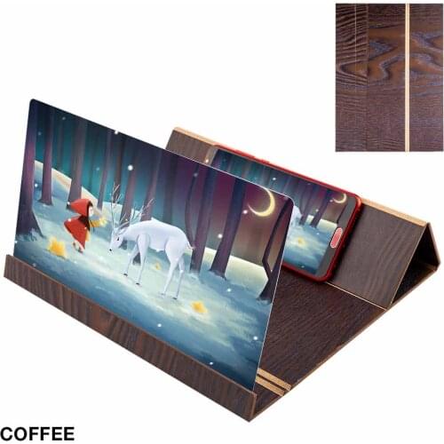 Mobile Phone 12 " Screen Magnifier 3x Bracket Optical Acrylic Lens Magnifying Glass For Smartphone Watching Telephone Loupe