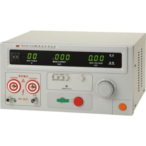 Fast arrival Rek RK2672AN High Accuracy AC/DC 5KV Withstanding Voltage Tester pressure Hipot tester