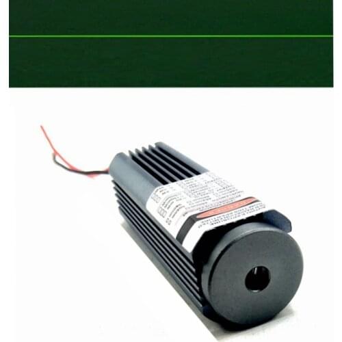 532nm 50mW Line 25x75mm Green Laser Diode Module Locator w/Glass Lens & Driver