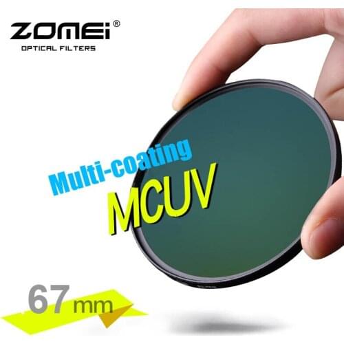 ZOMEI Genuine 67mm PRO II MCUV Multi-Coated MC UV Filter Optical Glass Filter for Canon NIkon Hoya Sony DSLR Camera Lens 67 mm