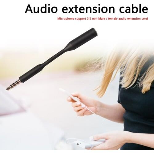 1/8 inches Extension Cable Stereo AUX Male to Female 3.5 mm Jack Audio Cable Cord Microphone Mixer for Headphones