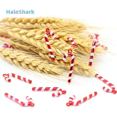 Hot sale 24 mini Christmas tree canes decoration Christmas tree pendants home decoration New Year Christmas party children gifts