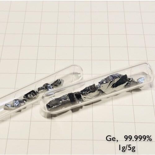 99.999% Germanium Metal in sealed vial 5 gram