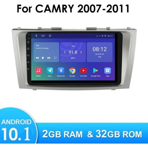 2din 9inch 2.5D Android 10.1 CAR DVD Radio Multimedia Player For Toyota Camry 2007 2008 2009 2010 2011 Navigation gps