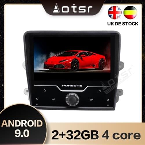 AOTSR 7 inch Android 9.0 NO DVD HD screen Car GPS Navigation For Porsche Boxster 987 2005-2012 Multimedia radio Player Bluetooth