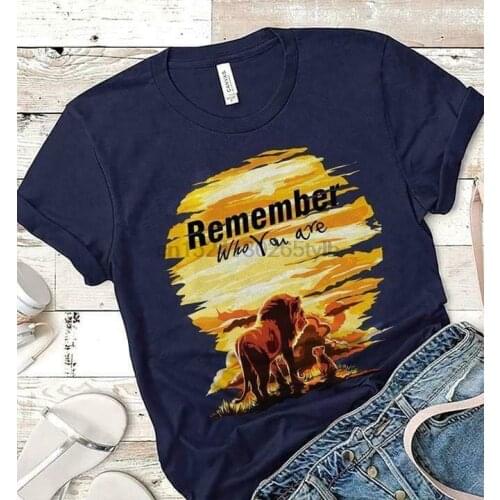 The Lion King Remember Who You Are Men T-Shirt Black S-6XL