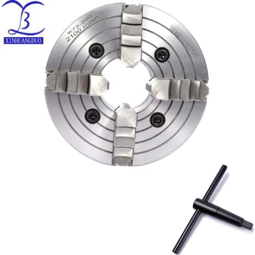 K72-200 4 jaw chuck/200MM manual lathe chuck/4-Jaw Independent Chuck 8'' Four-Jaw Chuck