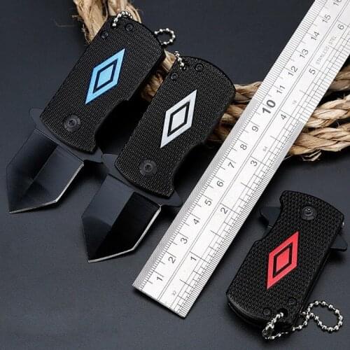 Field Survival Multifunctional Hunting Knife Self-defense Outdoor Edc Small Folding Knife Cute Pocket Knife Gadgets for Men