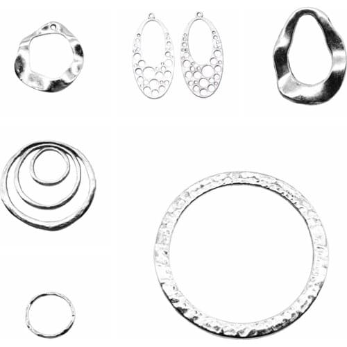 Sejuani diy charms for jewelry making kit pendant for bracelet jewelry accessories Perforated Earrings Connector