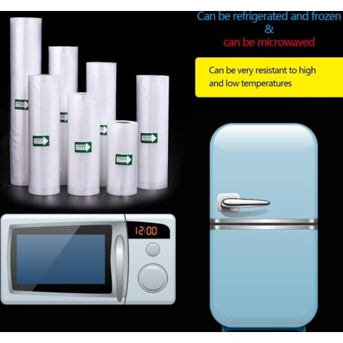 Vacuum Food Saver Sealer Bags Rolls 15/17/20/22/25/28/30cmx500cm Sous Vide Storage Packaging Bag for Meat Fruits Vegetables Nuts