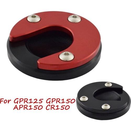For Aprilia GPR125 GPR150 APR150 CR150 Motorcycle Kickstand Foot Side Stand Extension Enlarge Pad Support Plate