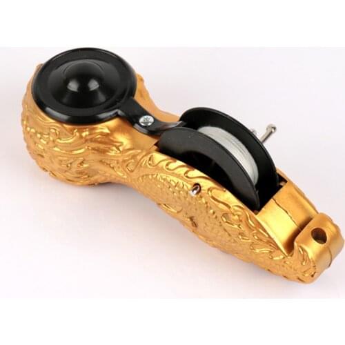 Hand Crank Ink Fountain Scriber, Chalk Box Manual Ink Fountain Pattern Scriber Ceramic Tile Height Measurement for Carpenter