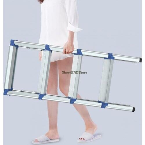 Family Herringbone Ladder, Thickened Folding Aluminum Alloy Ladder, Multi-function Indoor Stairs, Light And Portable Smal