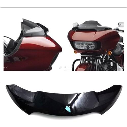 4.5 inch Motorcycle Windscreen Windshield ABS Front Glass Airflow Low Profile Wind Screen For Harley Road Glide 2015-2019