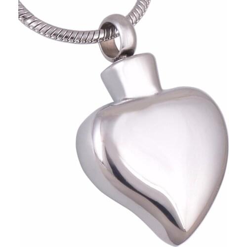 Stainless Steel Jewelry Ashes Urn Cremation Necklace Memorial Keepsake Pendant Waterproof High Quality Engravable