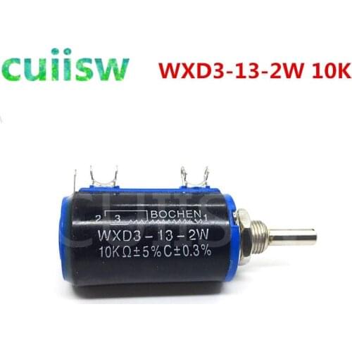 1PCS Smart Electronics 1Pcs WXD3-13-2W 10K Rotary Side Rotary Multiturn Wirewound Potentiometer