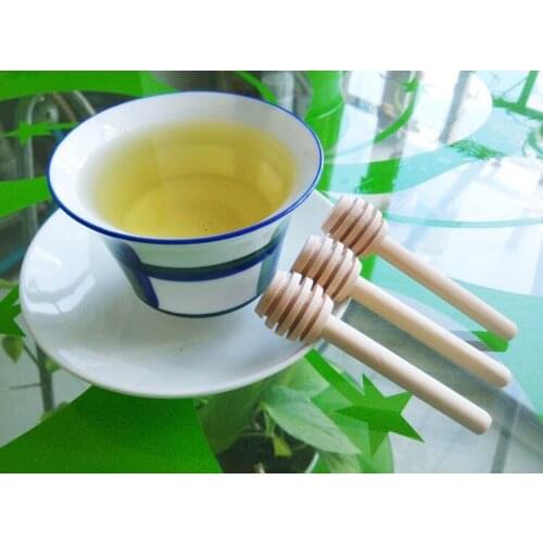 300 pcs 8cm MINI Wooden Honey Dippers Wedding Favors