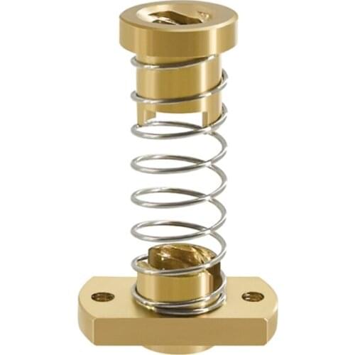 3D Printer Z Axis Trapezoid Motor Screw Nuts T8 Nut POM Nut Lead 8mm Pitch 2mm For Creality CR10 CR-10S Ender-3 Lead