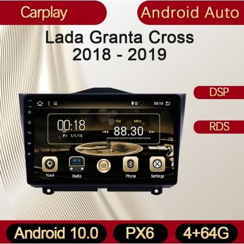 Iodun For Lada Granta Cross 2018 2019 Car Radio Stereo Receiver Player With Screen Carplay Android Auto 1 2 Din Bluetooth Mp3