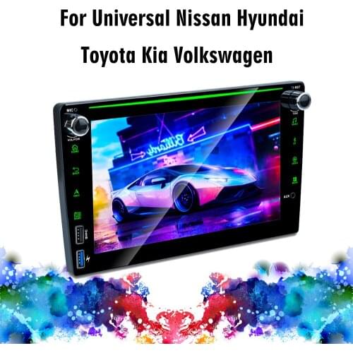 Eastereggs 2Din Android GPS Navigation Car Radio FM For Universal Nissan Hyundai Toyota Wifi 2Din 4USB EQ Multimedia Player